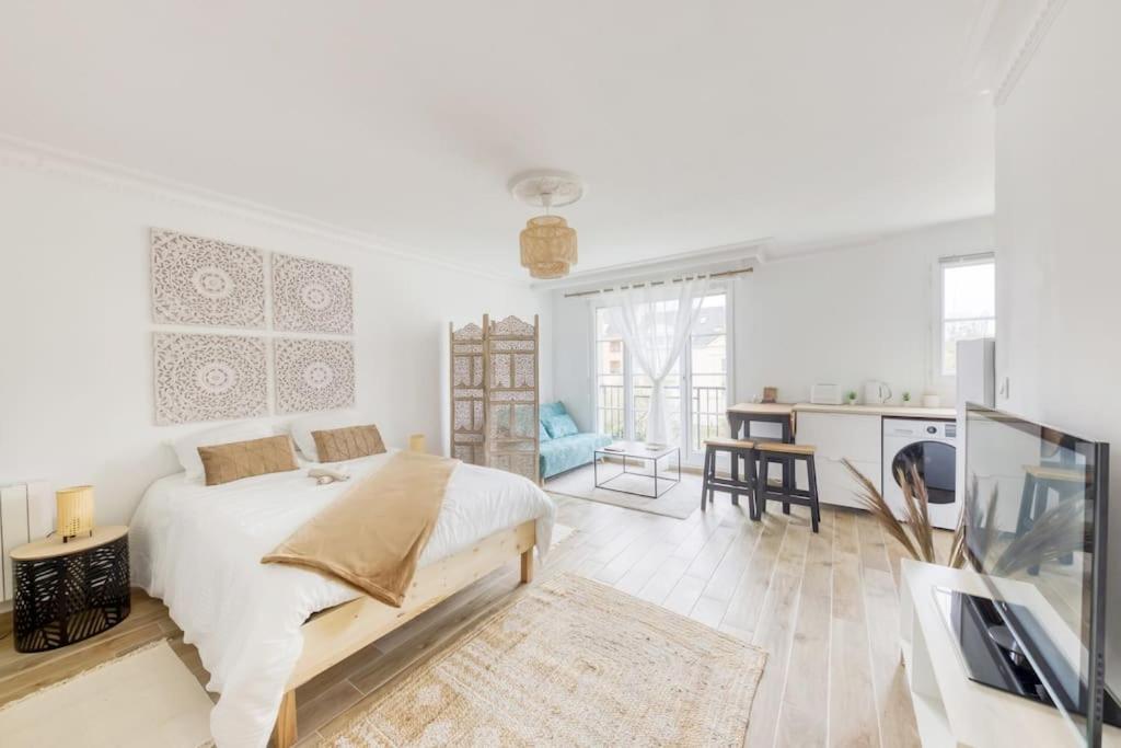 Studio Vue Direct Sur Le Port De Cergy, Parking Prive Gratuit Екстер'єр фото